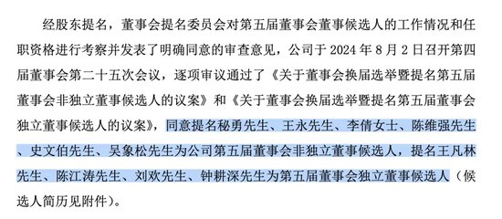 事关董事会席位!关键时点：8月30日  第3张