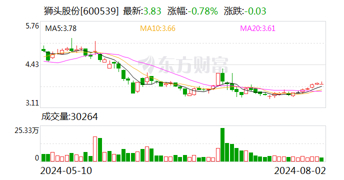 狮头股份收到山西证监局行政监管措施决定书