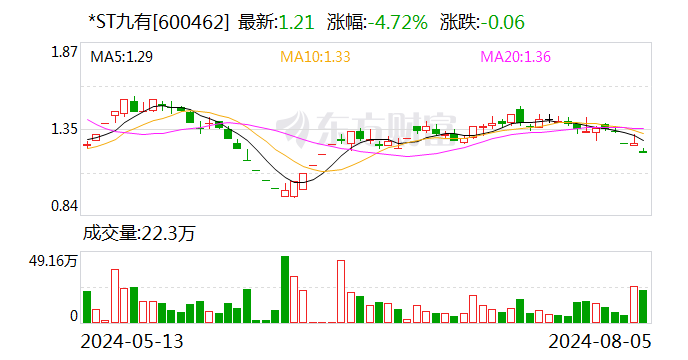 *ST 九有：控股孙公司房产被预查封  第1张