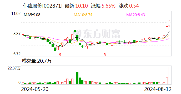 伟隆股份：“伟隆转债”于8月13日配售及网上申购  第1张