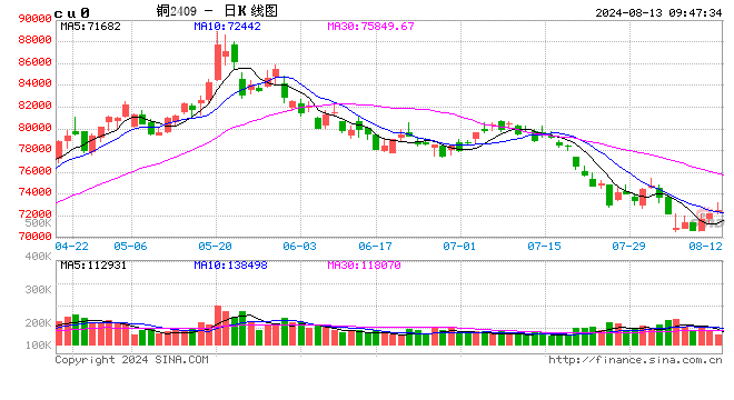 光大期货：8月13日有色金属日报