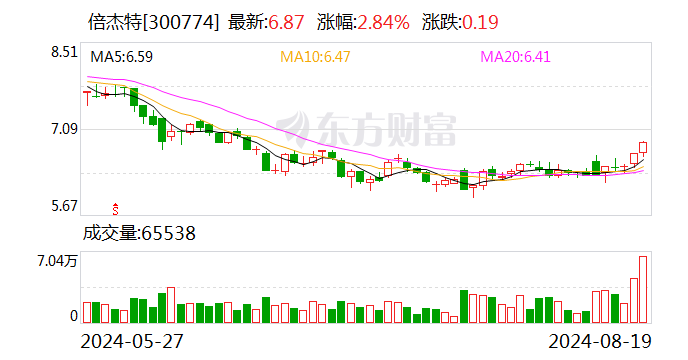 倍杰特：上半年营收净利双增 新五年战略成效显著  第1张