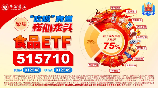 五粮液中报重磅公布！吃喝板块多股业绩亮眼，食品ETF（515710）5日吸金超千万元！