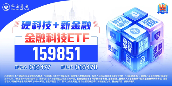 盘中涨停！金融科技ETF（159851）历史新高！金融科技本轮暴涨超81%领跑市场，中长线资金连续布局！  第3张