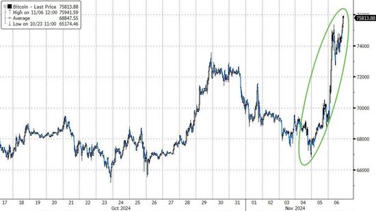 特朗普胜出引爆美股轮动激情：银行股飞升、股指涨超10%，能源股高涨，光伏股溃败  第4张