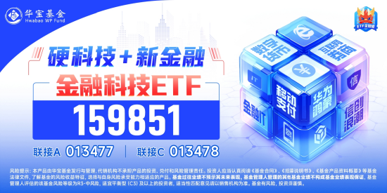 外部扰动加剧，同花顺跌超14%，金融科技ETF（159851）收跌超5%，资金逆行抢筹  第2张