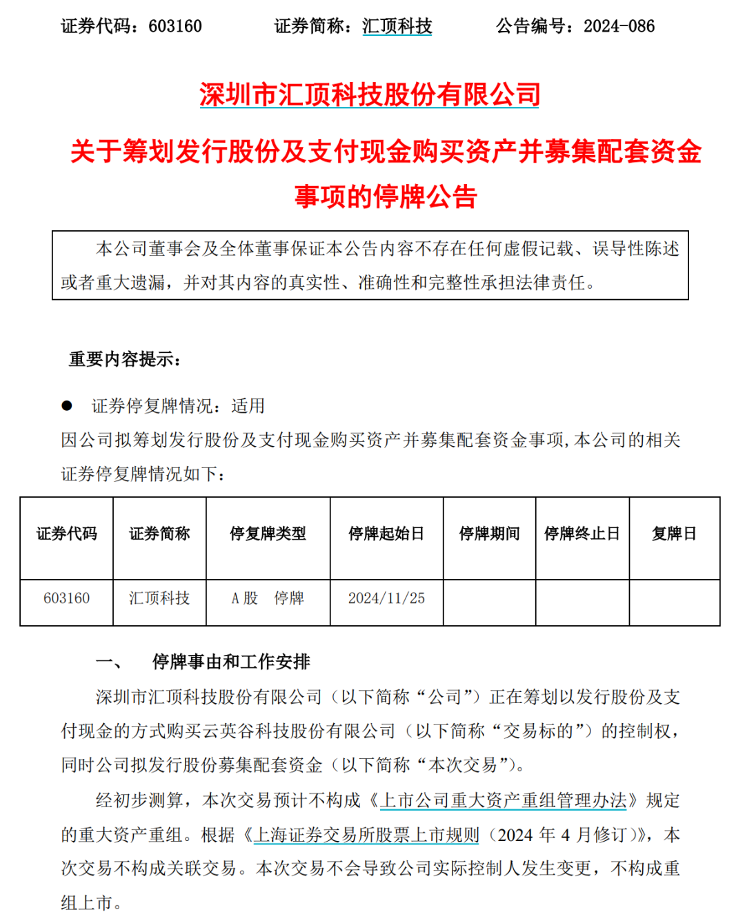 停牌！370亿芯片公司汇顶科技，宣布大收购  第2张